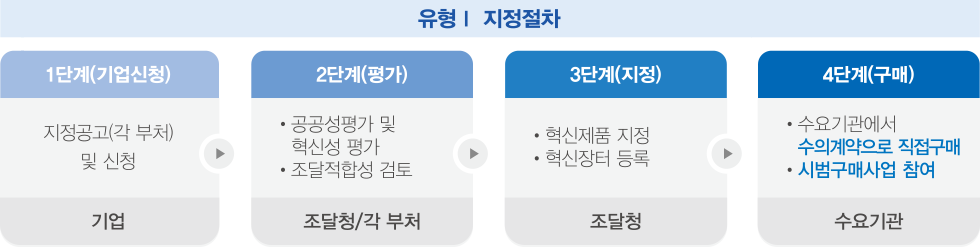 유형 I 지정절차
